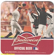 Budweiser Official MLB ©2012 Beer Coaster