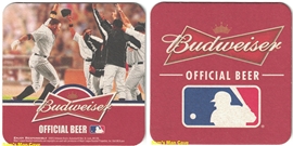 Budweiser Official MLB Beer Coaster
