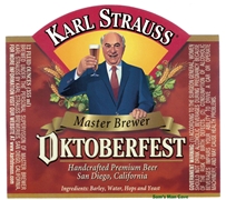 Karl Strauss Oktoberfest Beer Label