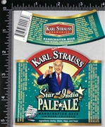 Karl Strauss Star of India Pale Ale Label with neck