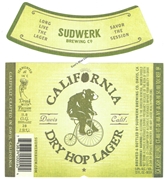 Sudwerk California Dry Hop Lager Label with neck