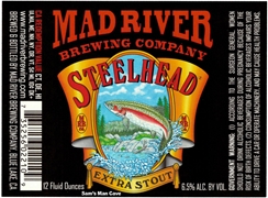 Mad River Steelhead Extra Stout Label