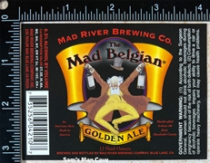 Mad River Mad Belgian Golden Ale Label