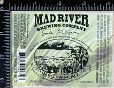 Mad River 2012 Barleywine Ale Label