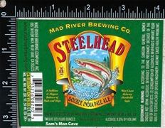 Mad River Steelhead Double IPA Label