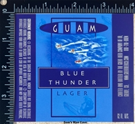 Great Beer Guam Blue Thunder Lager Label