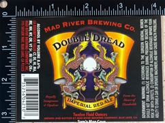 Mad River Double Dread Beer Label