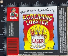 Screaming Lobster Lager Label