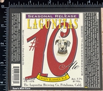 Lagunitas #10 Ale Beer Label