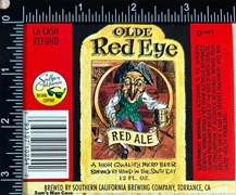 Southern California Olde Red Eye Red Ale Label