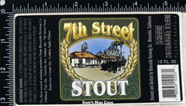 7th Street Stout Sticker Label