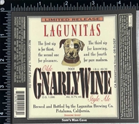 Lagunitas Olde GnarlyWine Label