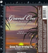 Green Flash Grand Cru Beer Label