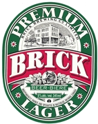 Brick Premium Lager Beer Biere Label