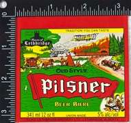 Old Style Pilsner Beer Bière Label