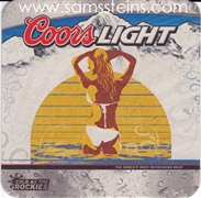 Coors Light 2009 War at the Shore Beer Coaster