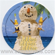 Corona Let it sun Beer Coaster