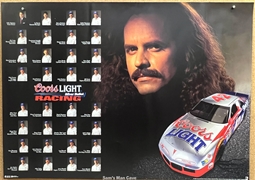 Coors Light Kyle Petty Beer Poster