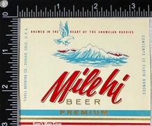 Mile Hi Beer Label