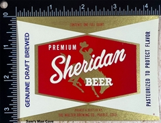 Sheridan Beer Label