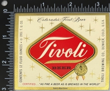 Tivoli Beer Label