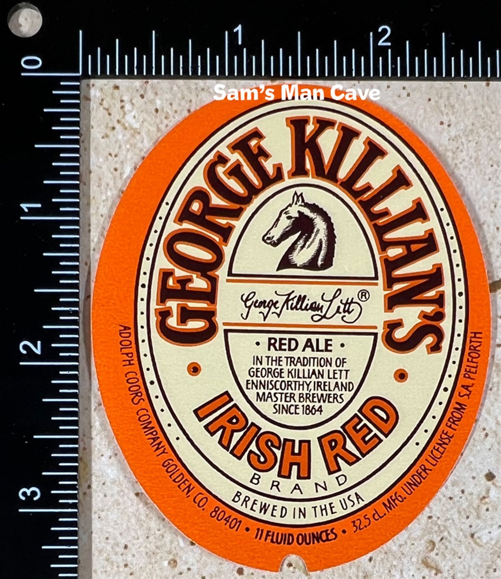Killian's Irish Red Beer Label