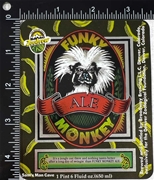 Funky Monkey Ale Beer Label