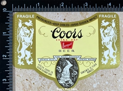 Coors Banquet Beer Label