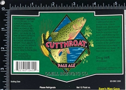 Odell Brewing Cutthroat Pale Ale Label