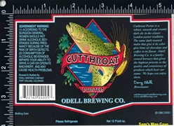 Odell Brewing Cutthroat Porter Label