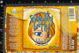 Boulder Beer Sweaty Betty Blonde Beer Label