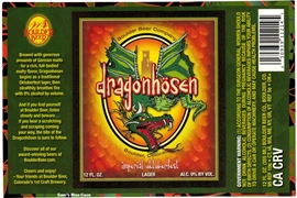 Boulder Beer Dragonhosen Imperial Oktoberfest Label