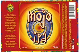 Boulder Beer Mojo IPA Label