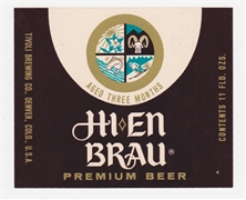 Hi En Brau Beer Label