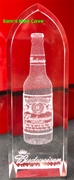 Budweiser Bottle Laser Crystal