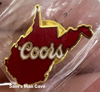 Coors West Virginia Pin