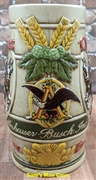 1983 Budweiser Holiday Cameo Wheatland Mug