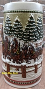 1984 Budweiser Holiday Covered Bridge Mug