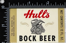 Hull's Bock Beer Label
