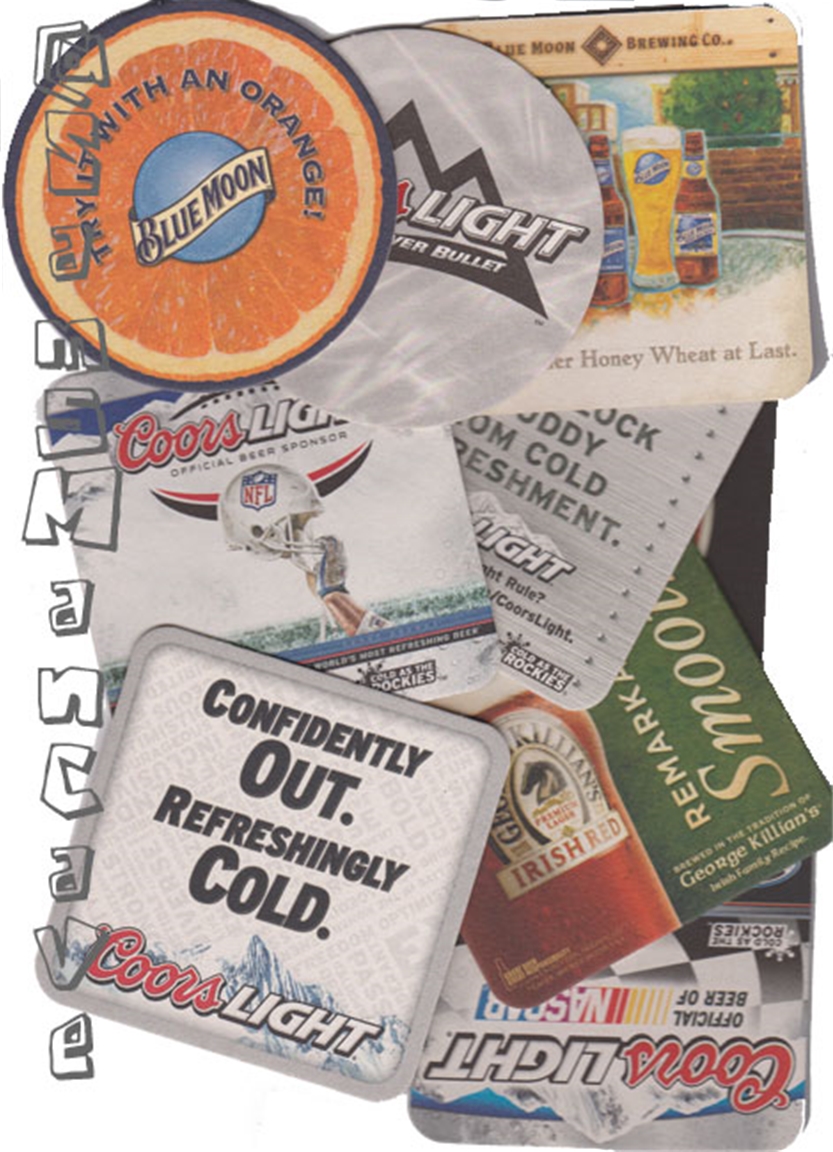 Coors Brewery Coaster Assortment