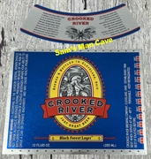Crooked River Black Forest Lager Beer Label