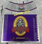 Crooked River Doppelbock Beer Label