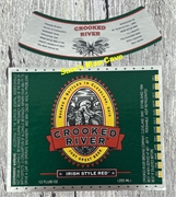 Crooked River Irish Style Ale Beer Label