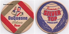 Duquesne Pilsener Beer Coaster