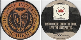 Dos Equis Academy Beer Coaster