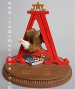 Budweiser A&Eagle 1872-1890s Figurine