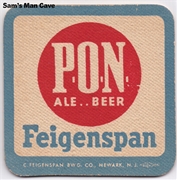 Feigenspan PON Beer Coaster