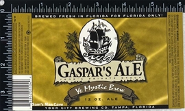 Ybor Gaspar's Ale Beer Label