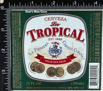 La Tropical Pilsner Label
