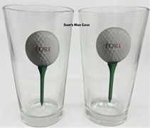 Fore Golf Pint Glass Set